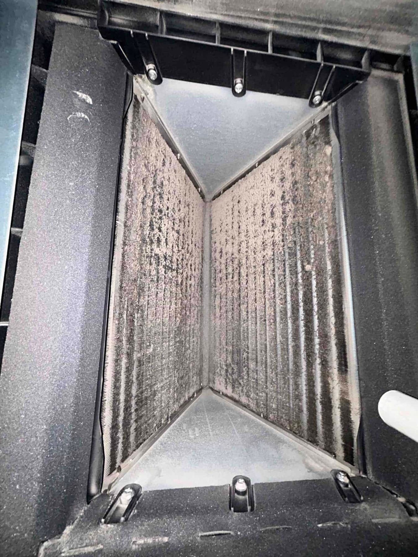 Before indoor coil cleaning