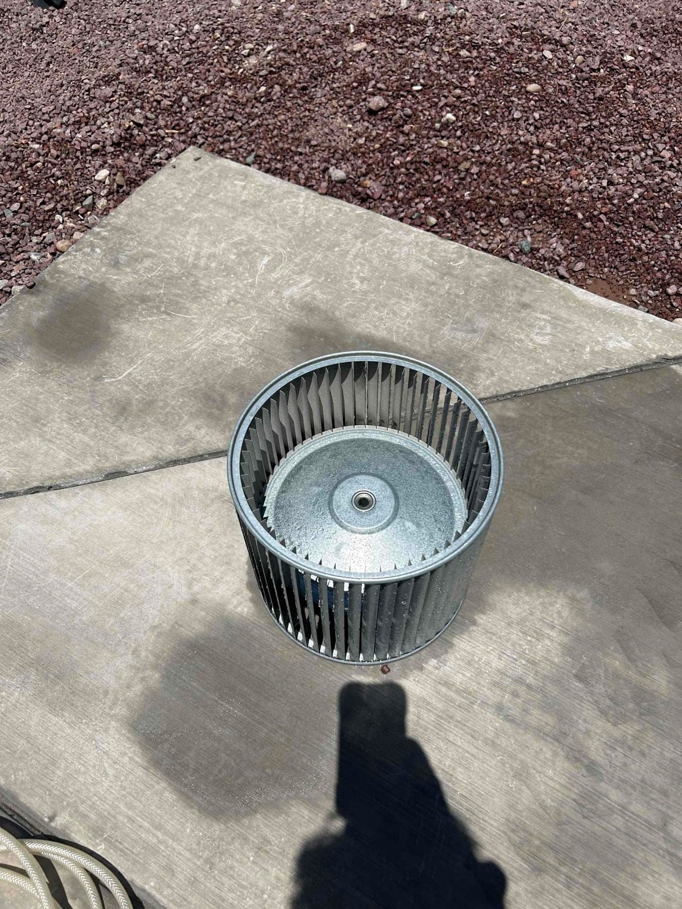 Blower cleaning after