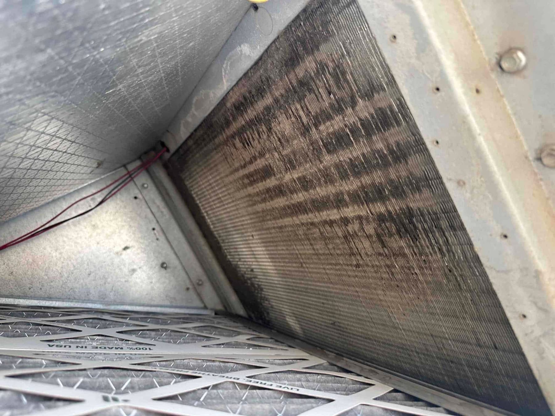 Dirty coil commercial unit