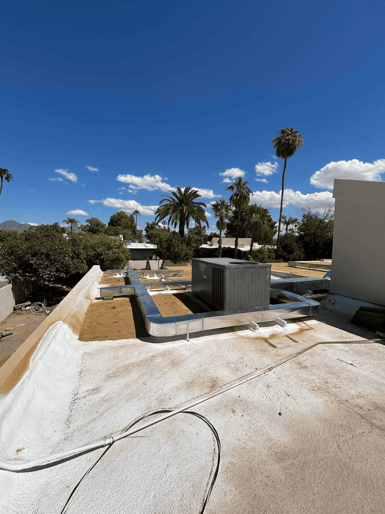 Roof duct modification