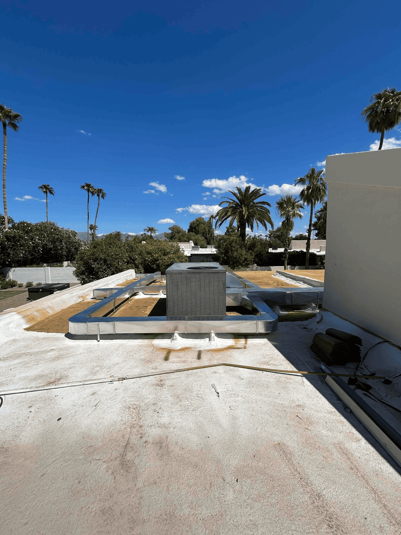 Roof duct modification