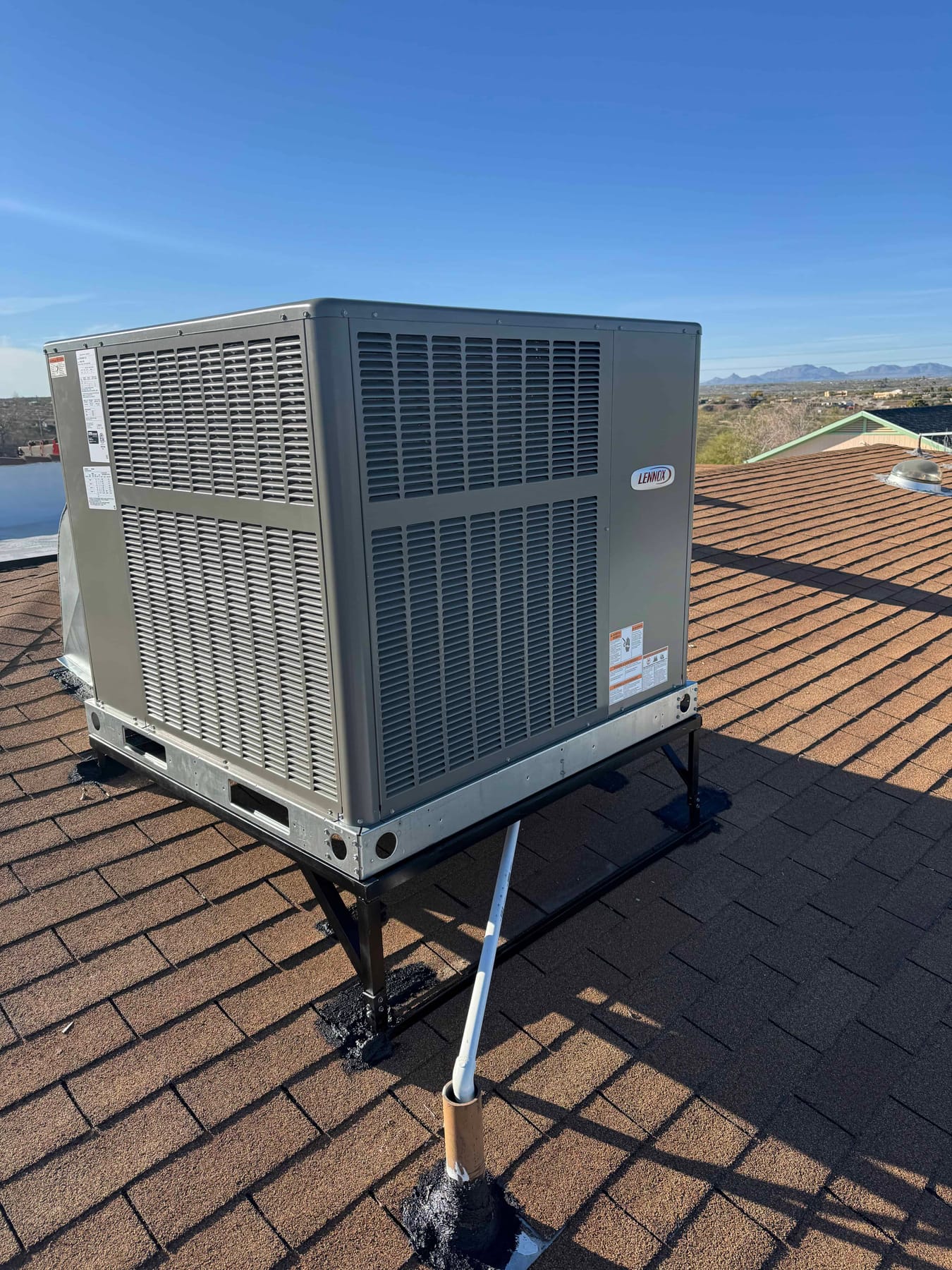 New lennox package unit in wickenburg after pics