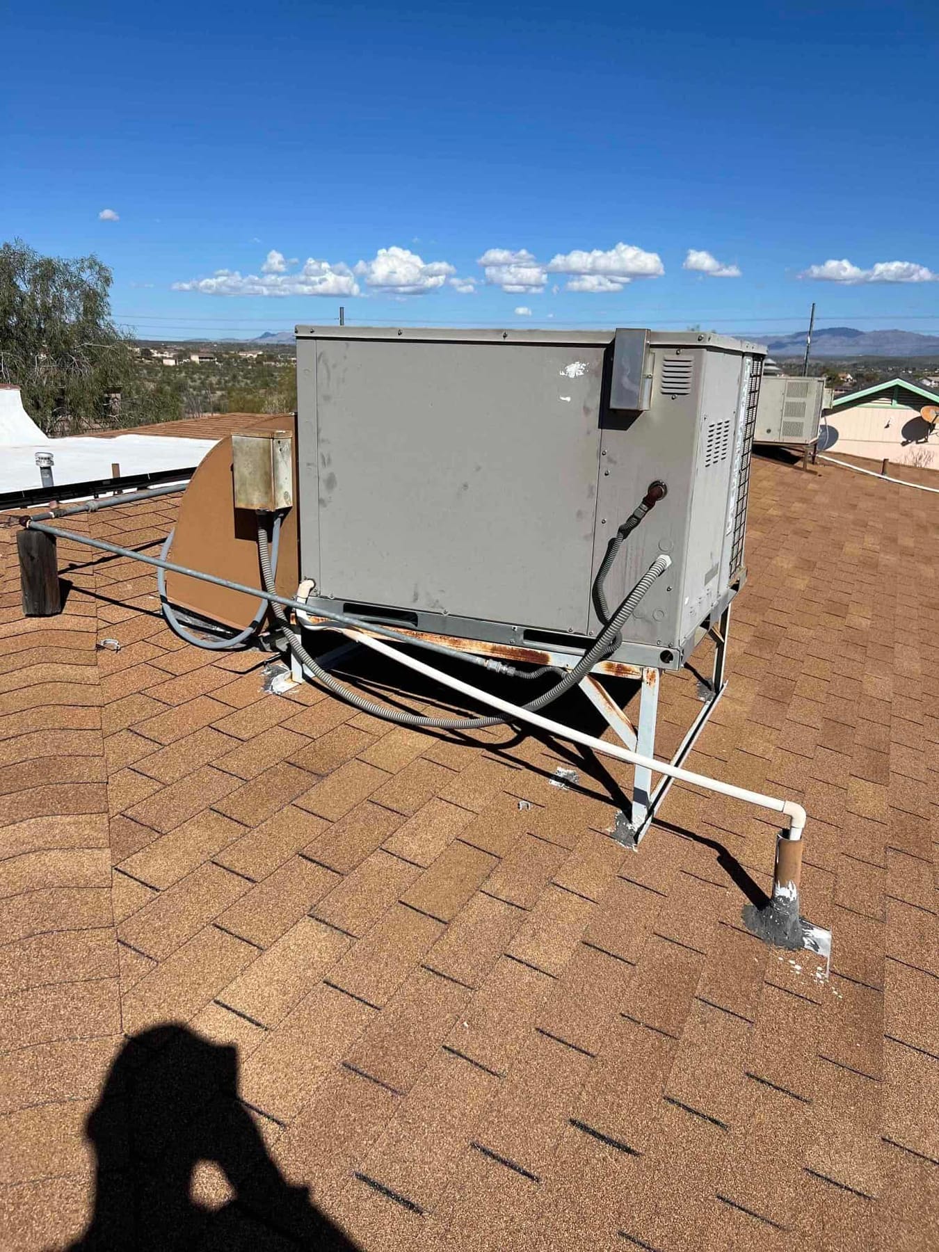 New lennox package unit in wickenburg before pic