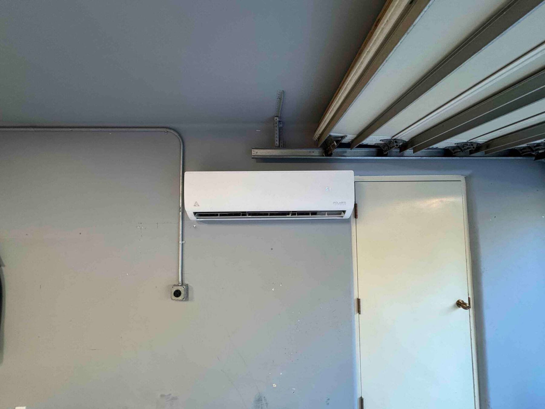 Mini split in garage