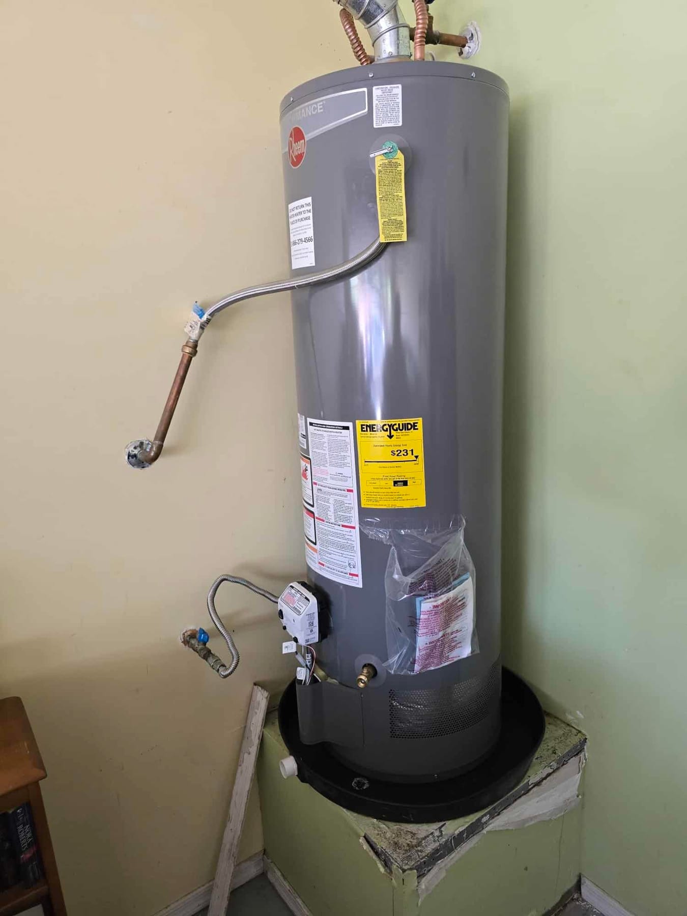 New water heater installed by Pro Solutions Air in Glendale, Arizona