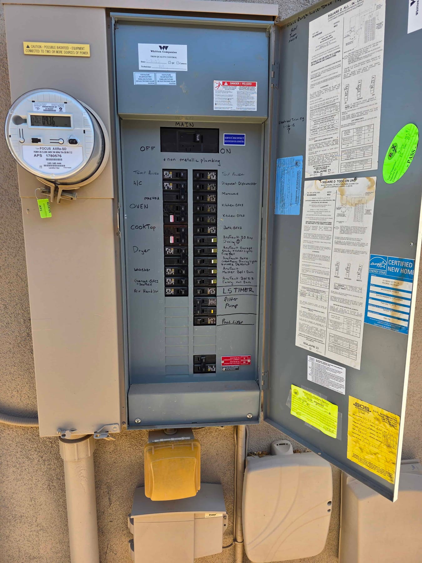 Breaker panel