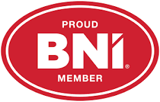 Proud BNI Member logo for Pro Solutions Air Conditioning and Heating Inc., highlighting trusted local HVAC business network membership.