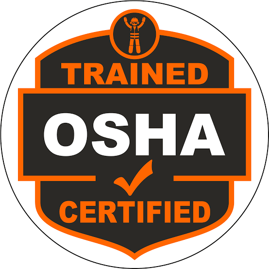 OSHA Certified and trained HVAC technicians badge for Pro Solutions Air Conditioning and Heating Inc., ensuring safe AC repair and heating services.